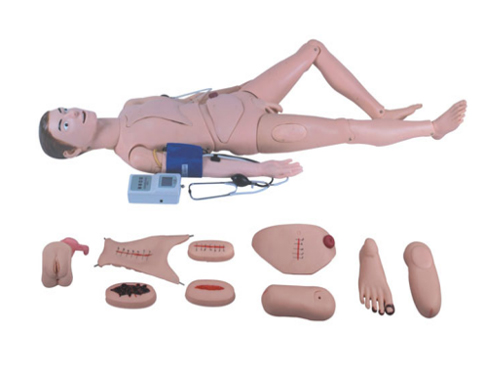 高级全功能护理训练模拟人（带血压测量）