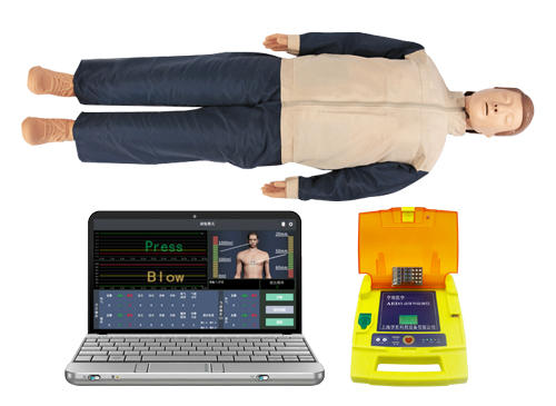高级多功能计算机控制心肺复苏人偶（无线版-心肺复苏、AED除颤）