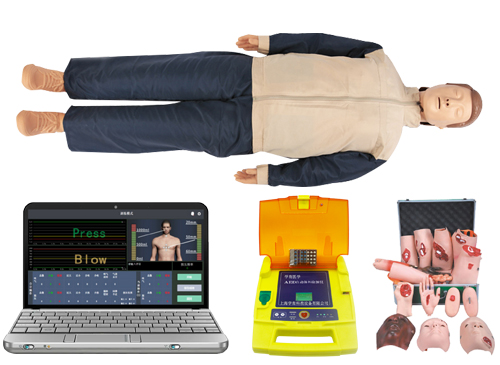 高级多功能计算机控制心肺复苏人偶（无线版-心肺复苏、AED除颤、创伤）