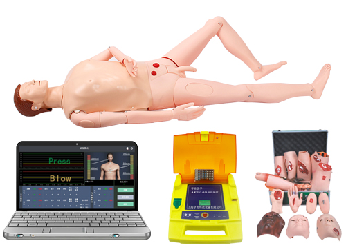 高级多功能计算机控制心肺复苏人偶（无线版-心肺复苏、AED除颤、基础护理、创伤）