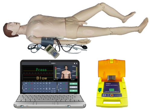 高级多功能计算机控制心肺复苏人偶（无线版-心肺复苏、血压测量、AED除颤、基础护理）