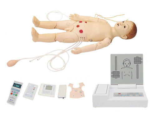 高级多功能一岁儿童综合急救训练模拟人（ACLS高级生命支持、嵌入式系统）